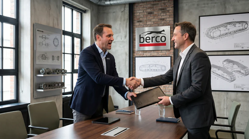 Партнёрство MPG с Berco по решениям для ходовой части гусеничной техники в странах Средней Азии